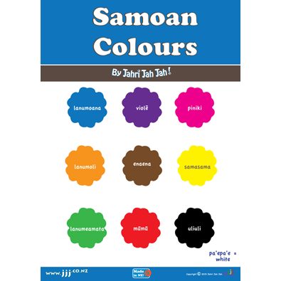 Samoan Colours A3 Poster